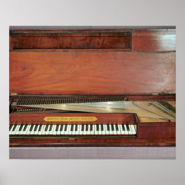 Poster Piano carré, 1767 (photo) (Devant)