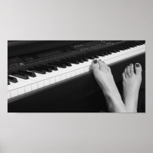 Poster Piano & Feet