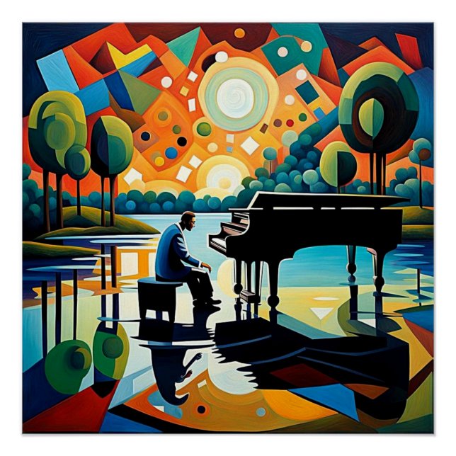 Poster Piano Player 2 (Devant)