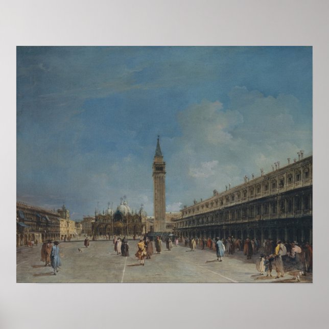 Poster Piazza San Marco (Devant)