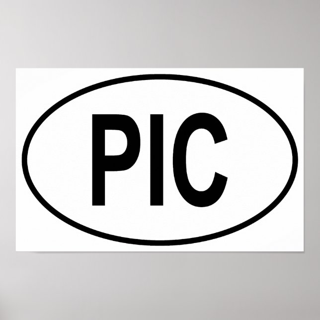 Poster Piccolo Oval (Devant)