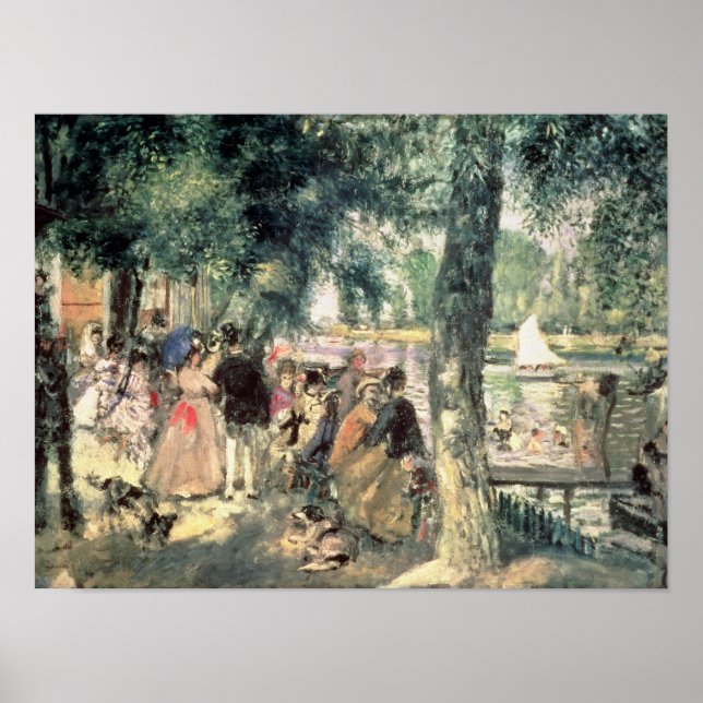 Poster Pierre A Renoir | Bathing on the Seine  (Devant)
