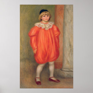 Poster Pierre A Renoir   Claude Renoir en costume clown