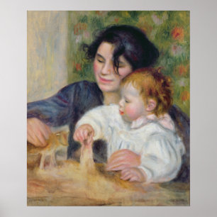 Poster Pierre A Renoir Gabrielle and Jean