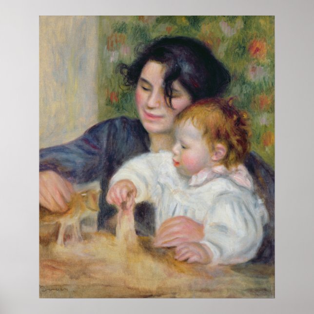 Poster Pierre A Renoir | Gabrielle and Jean (Devant)