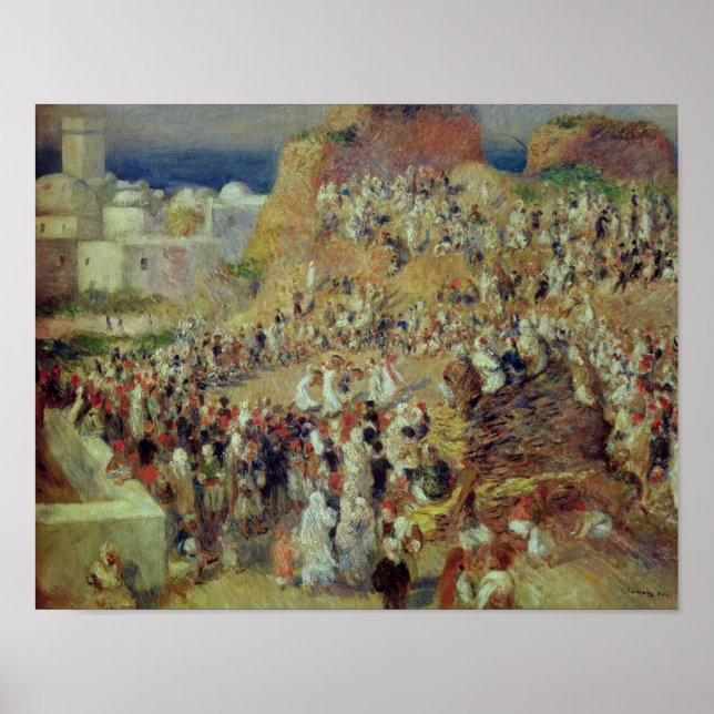 Poster Pierre A Renoir | La Mosquée ou le Festival arabe (Devant)