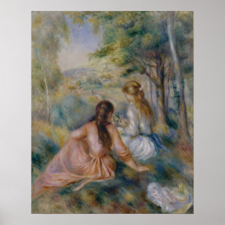 Poster Pierre Auguste Renoir | Dans le pré