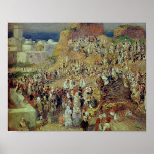 Poster Pierre un Renoir   la mosquée, ou festival arabe