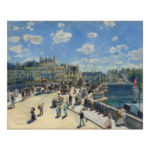 Poster Pierre un Renoir   Pont Neuf, Paris