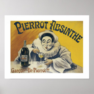 Poster Pierrot Absinthe