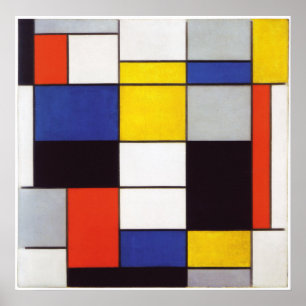 Poster PIET MONDRIAAN - Composition A 1923
