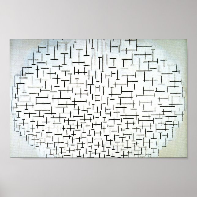 Poster Piet Mondrian Art moderne (Devant)