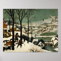 Pieter Bruegel l'Ancien - Chasseurs dans la neige