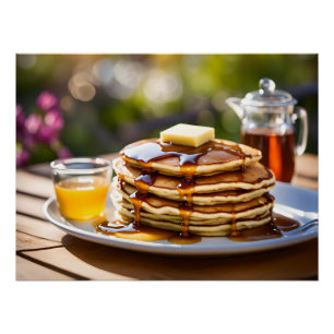 Poster Pile De Pancakes