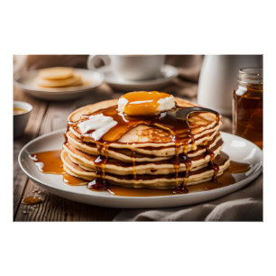 Poster Pile De Pancakes