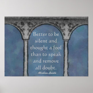 Poster Piliers de la Sagesse Imprimer