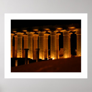 Poster Piliers de Louxor