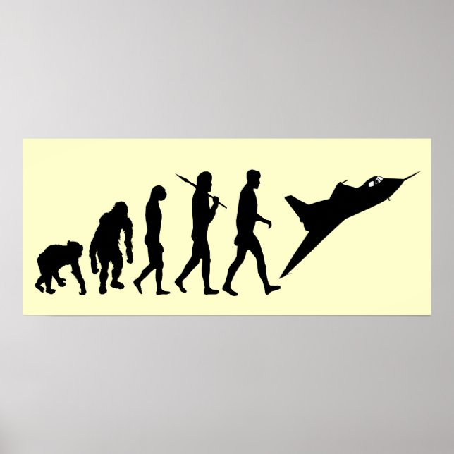 Poster Pilote de combat pilote de l'Armée de l'air pilote (Devant)