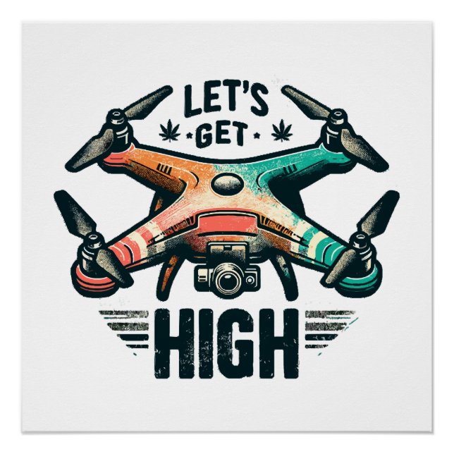 Poster Pilote de drone (Devant)