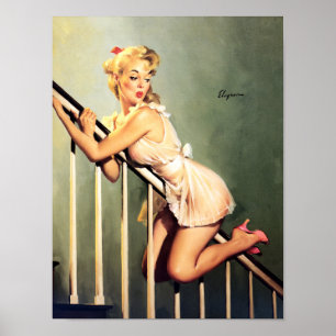 Poster Pin coulissant vers le haut