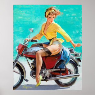 Poster Pin de moto