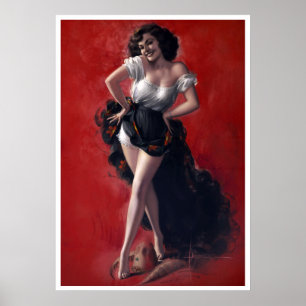 Poster Pin-up de danseur