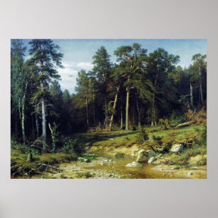 Poster Pine Forest in Viatka Province