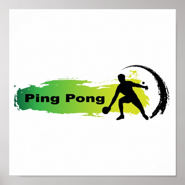 Poster Ping Pong unique (Devant)