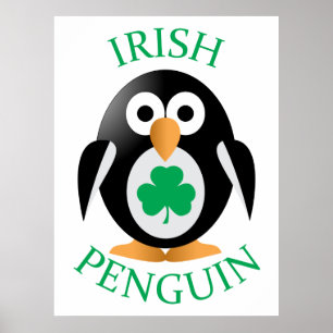 Poster Pingouin irlandais