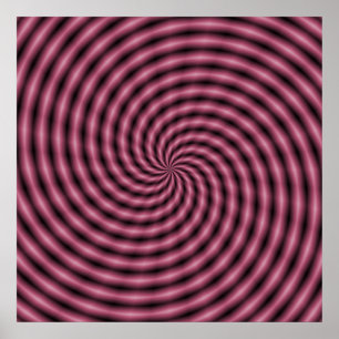 Poster Pink Swirl