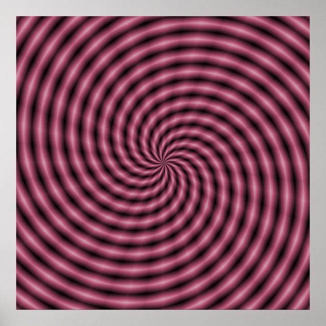 Poster Pink Swirl (Devant)