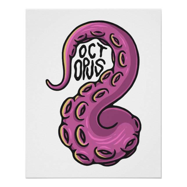 Poster Pink Tentacle (Devant)