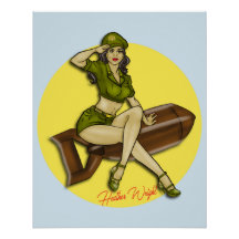 Pinup Girl Bombshell, latine