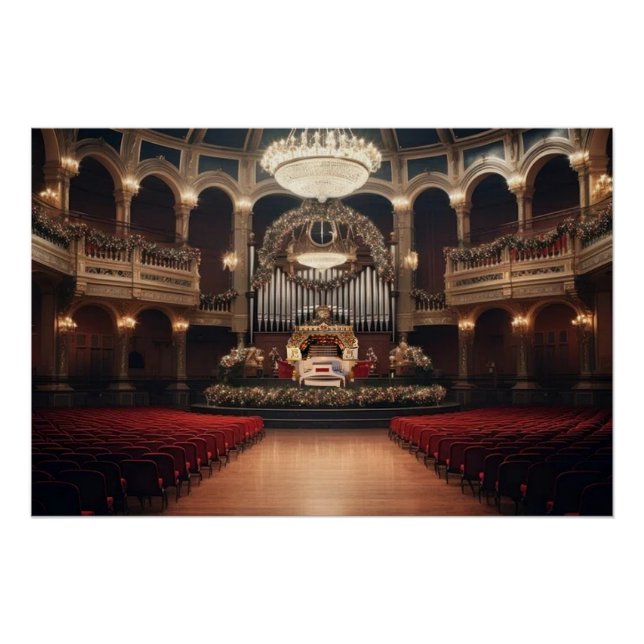 Poster Pipe de théâtre Zone du concepteur d'orgue (Devant)