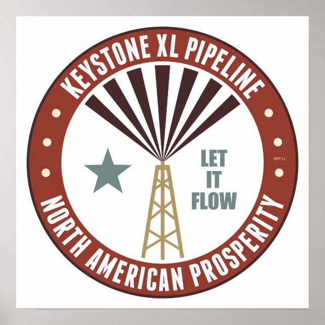 Poster Pipeline Keystone XL (Devant)