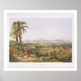 Poster Pirara and Lake Amucu, the Site of El Dorado, from