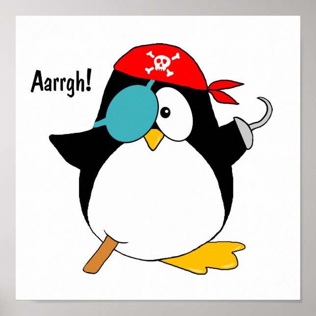 Poster Pirate Penguin (Devant)