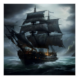 Poster Pirate Ship Art Series - Première édition #10