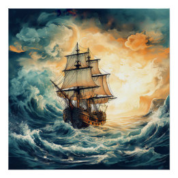 Poster Pirate Ship Art Series - Première édition #21