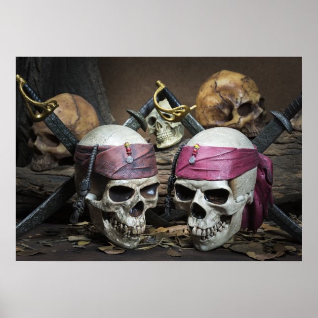 Poster Pirate Skuls (Devant)