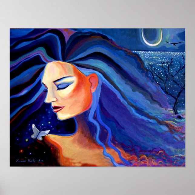 Poster Piscean Moon - Imprimer (Devant)