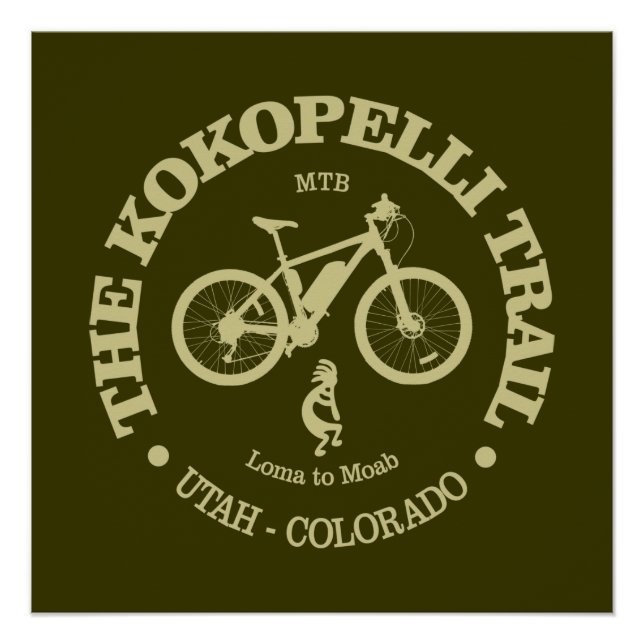 Poster Piste Kokopelli (MTB) (Devant)