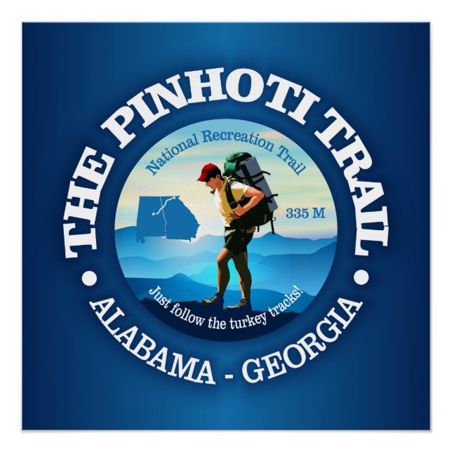 Poster Piste Pinhoti (C) (Devant)