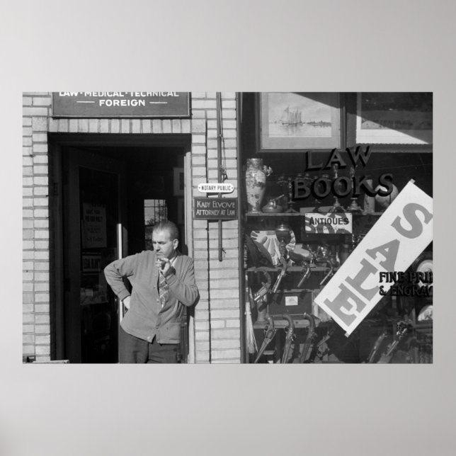 Poster Pistols et pages, années 1930 (Devant)
