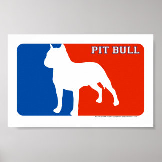 Poster Pit Bull Major League Chien Imprimer