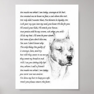 Poster pitbullpoem