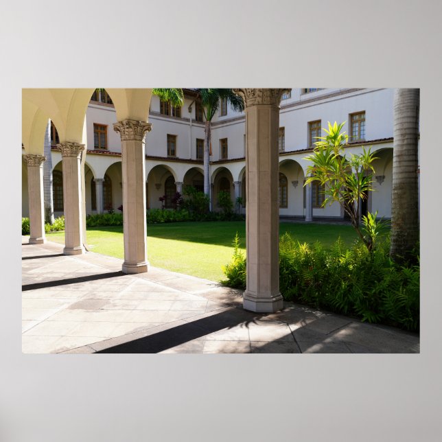 Poster pittoresque Courtyard (Devant)