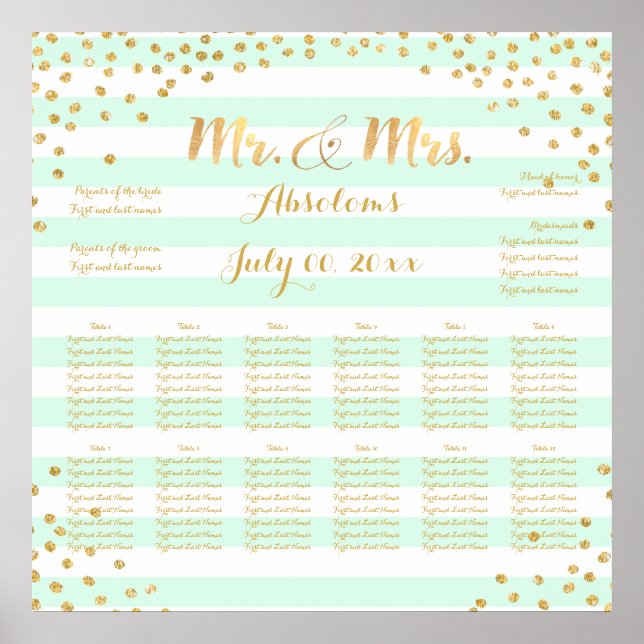 Poster PixDezines do-it-yourself couleur/rayures dorures  (Devant)