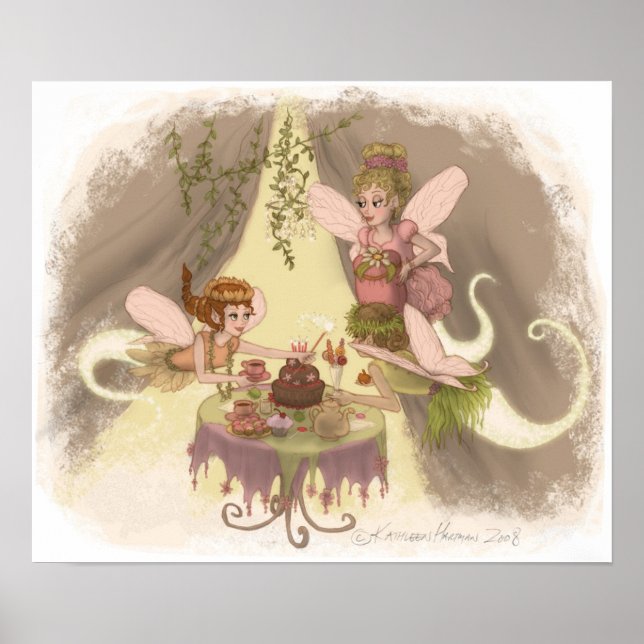 Poster Pixie Tea Party (Devant)