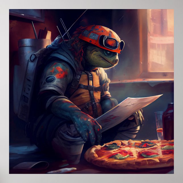 Poster Pizza (Devant)
